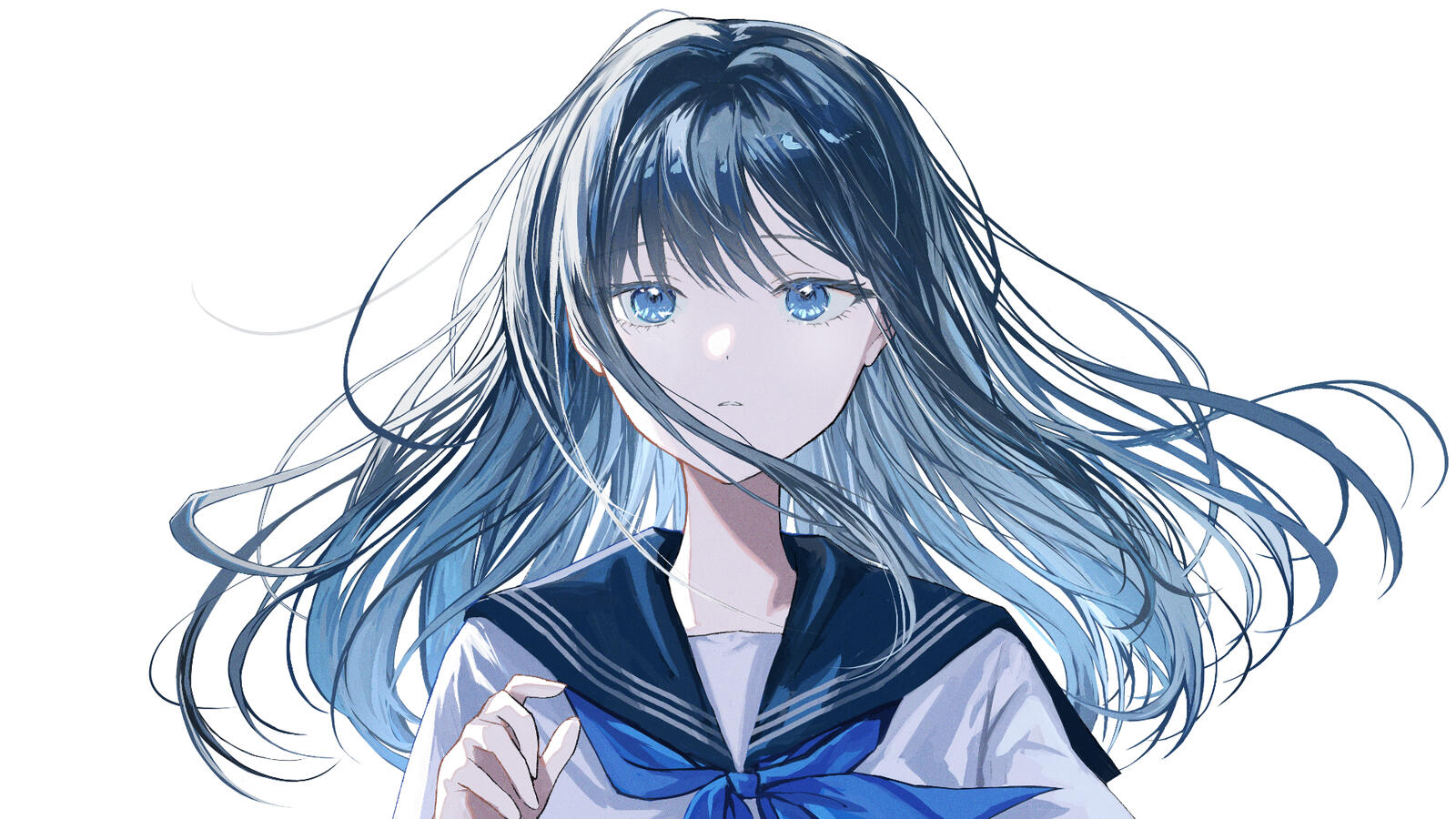 Hakuna「また青に触れる / 初音ミク」MVイラスト