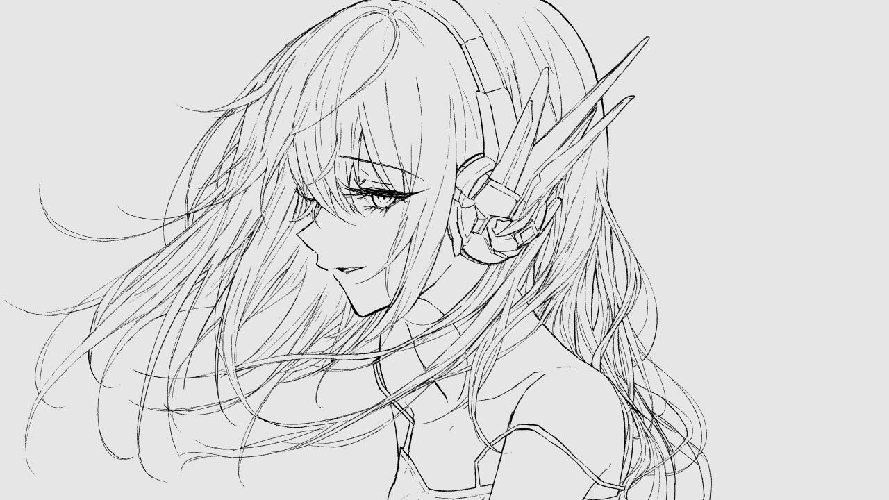 【透明感を歌う】淡々、回想/A_II ver.Viv1 動画イラスト