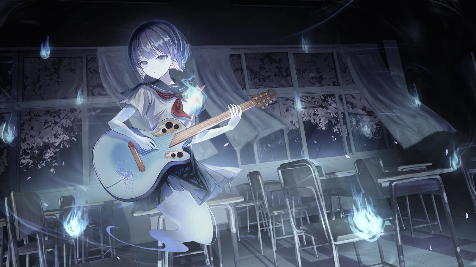 VTuber 魂〃たましぃKVイラスト