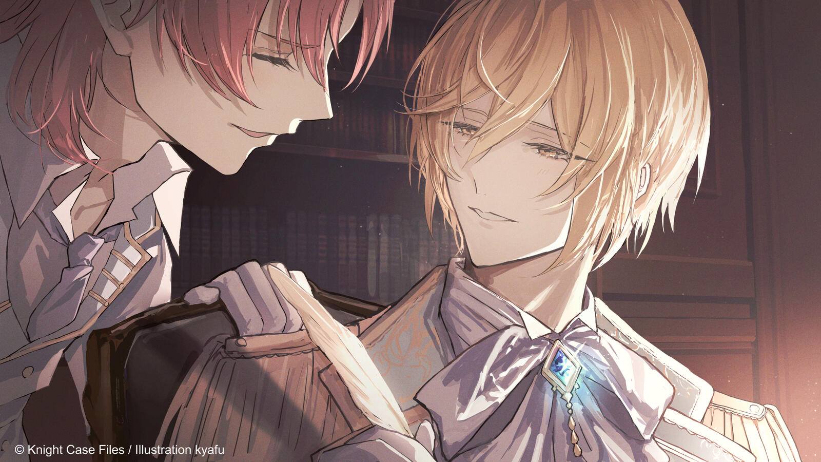 ダークファンタジービジュアルノベル『Knight Case Files（ナイト・ケース・ファイルズ）』リヒト 誕生日イラスト