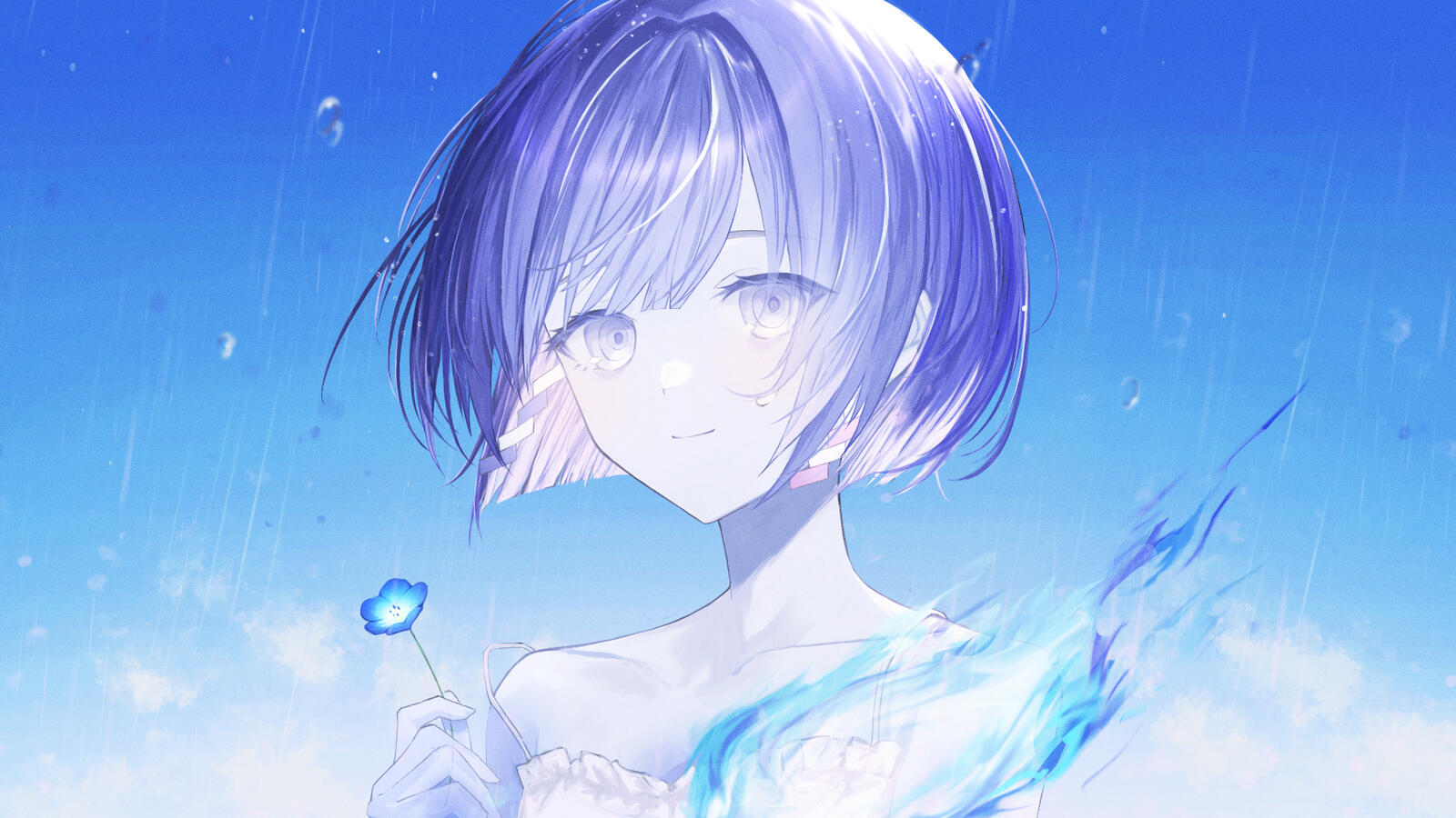 VTuber 魂〃たましぃ「晴る」歌ってみた動画イラスト