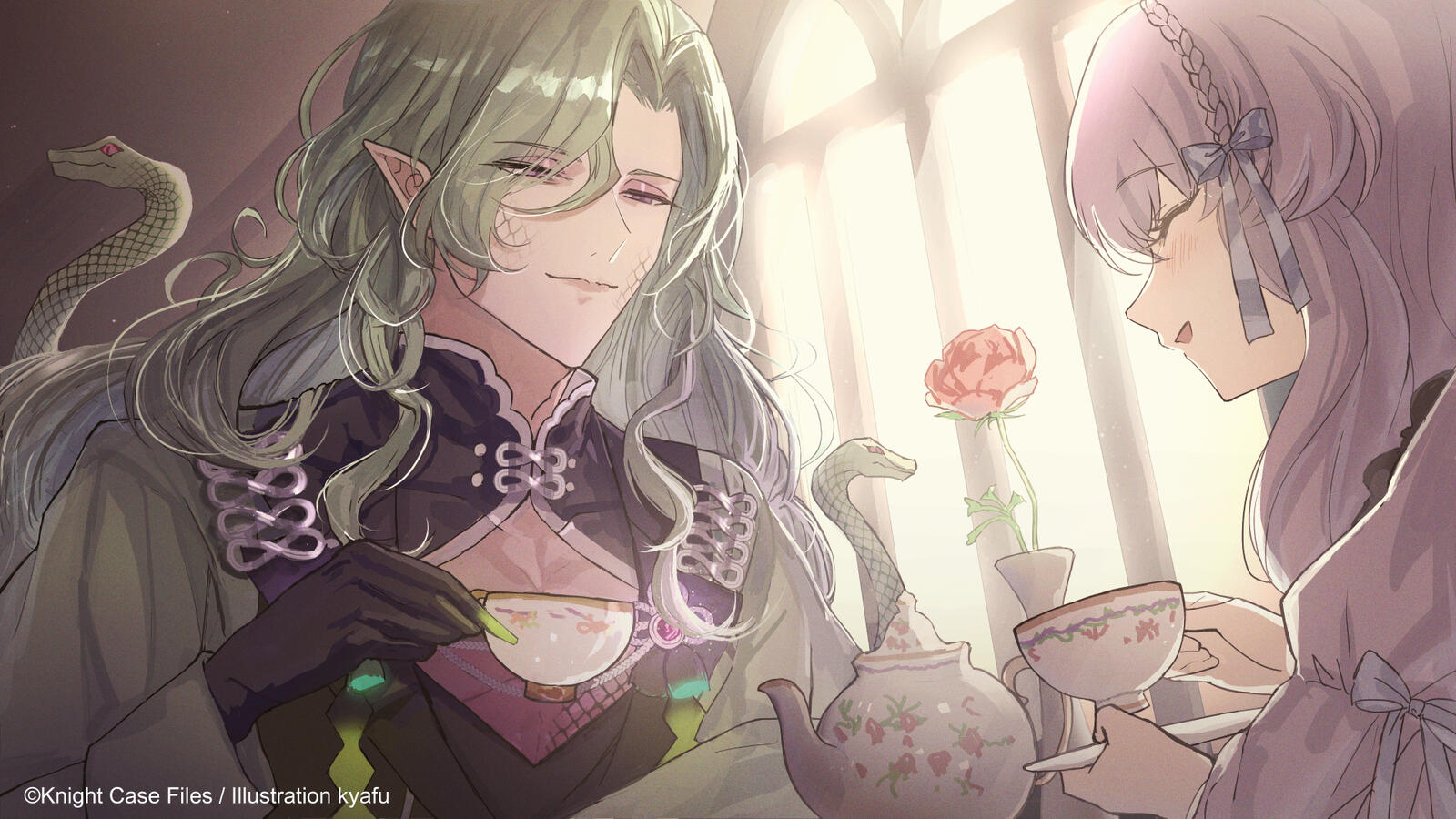 ダークファンタジービジュアルノベル『Knight Case Files（ナイト・ケース・ファイルズ）』テイ 誕生日イラスト