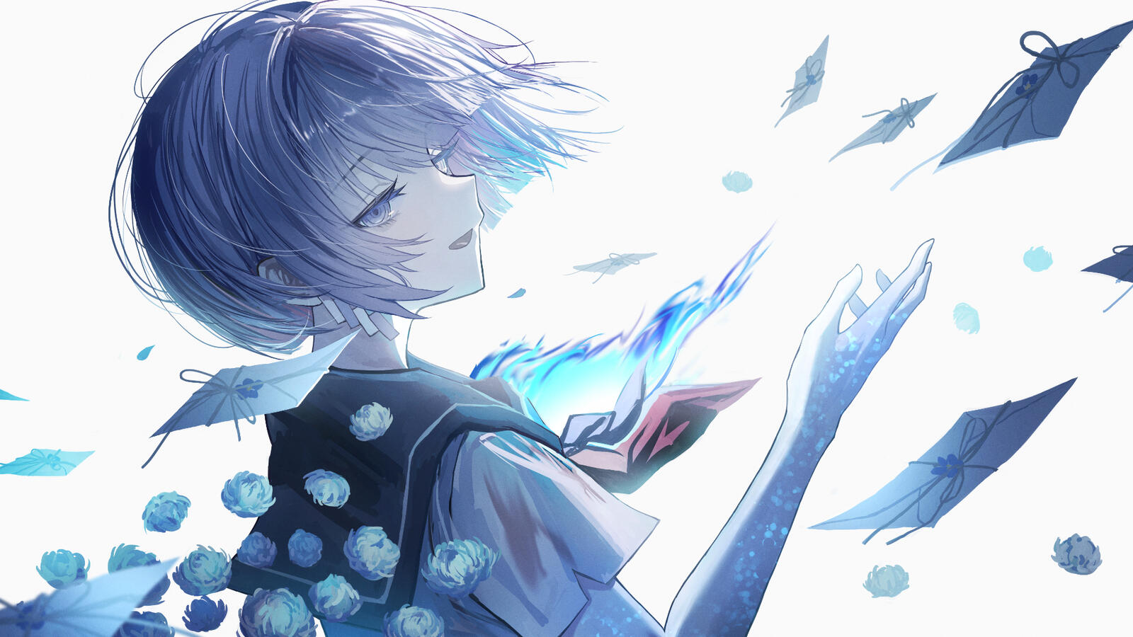 VTuber魂〃たましぃオリジナル曲「代わりにさよなら」動画イラスト