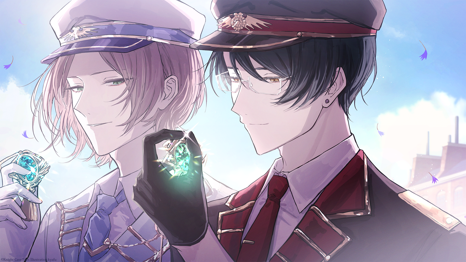 ダークファンタジービジュアルノベル『Knight Case Files（ナイト・ケース・ファイルズ）』カミル 誕生日イラスト