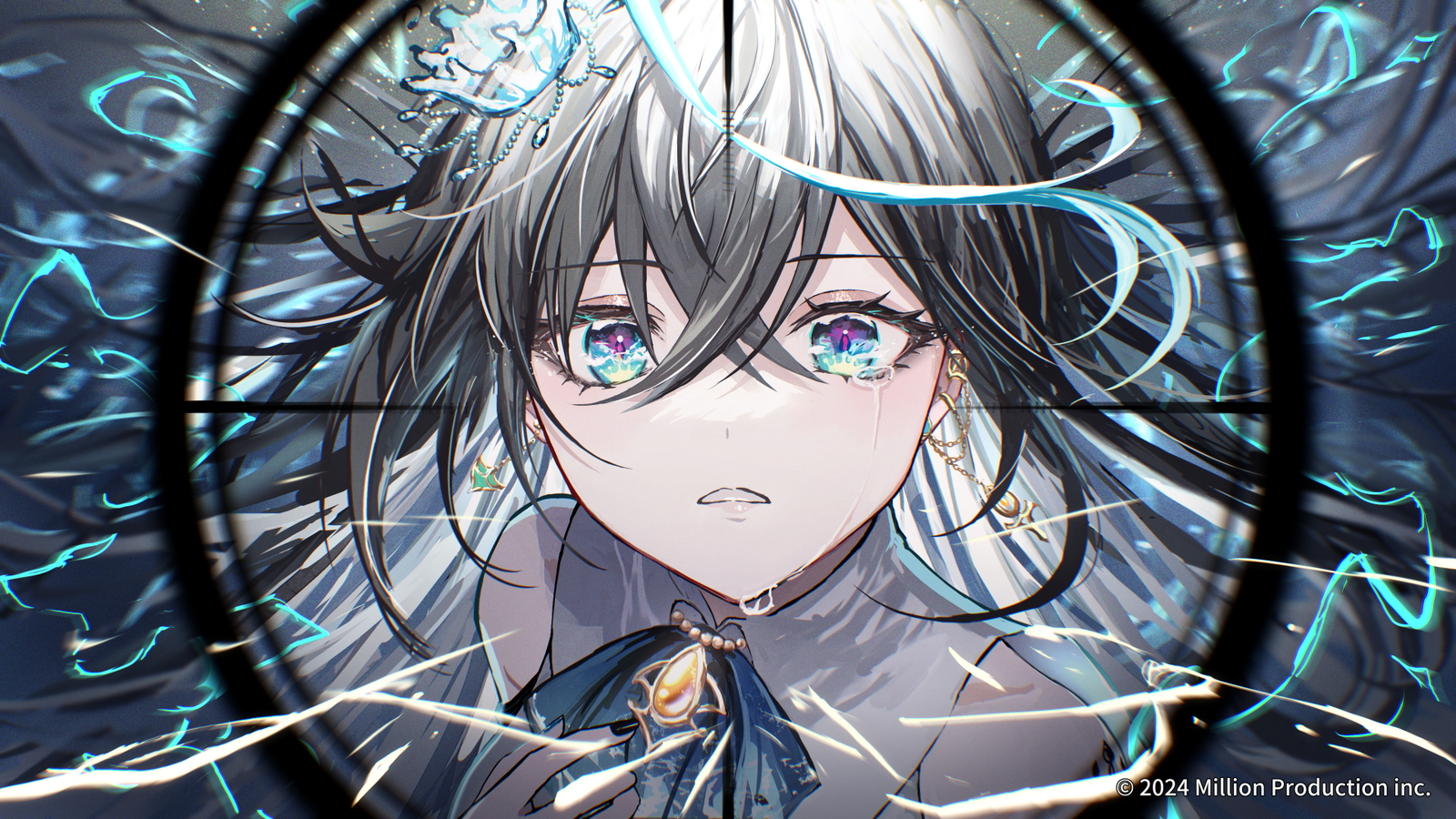 ミリプロ所属VTuber 雨夜リズ 「ヒバナ」cover動画イラスト