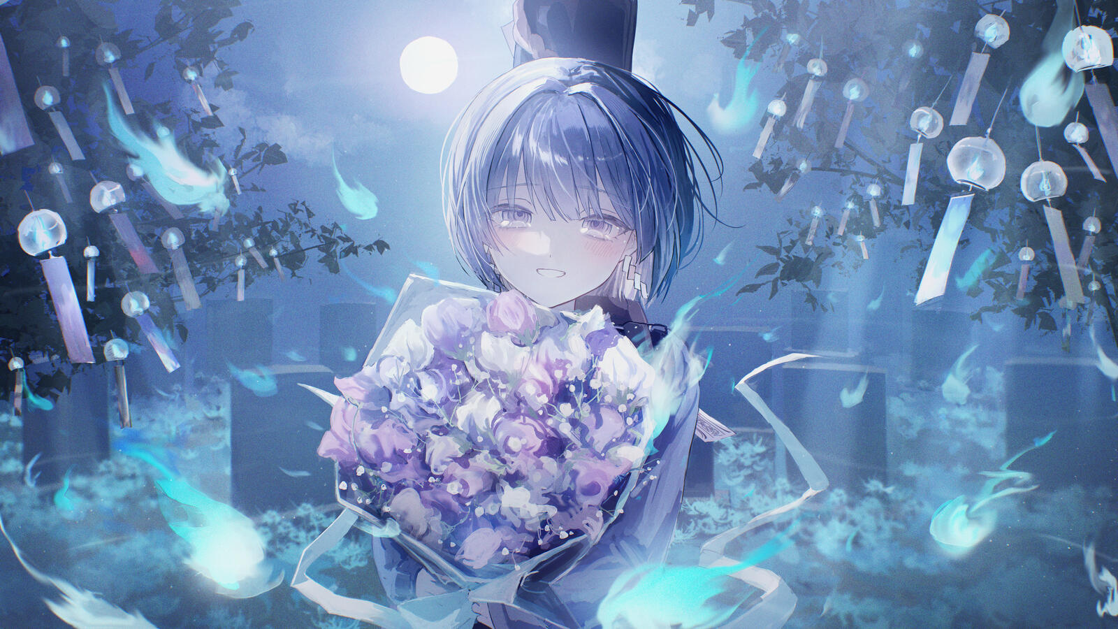 VTuber 魂〃たましぃ 卒業イラスト