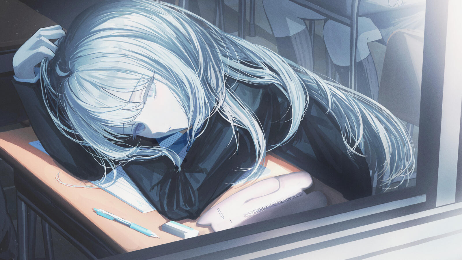 眠い木曜日に。/ Team. 眠気が迫る。【VocaDuo2025】動画イラスト